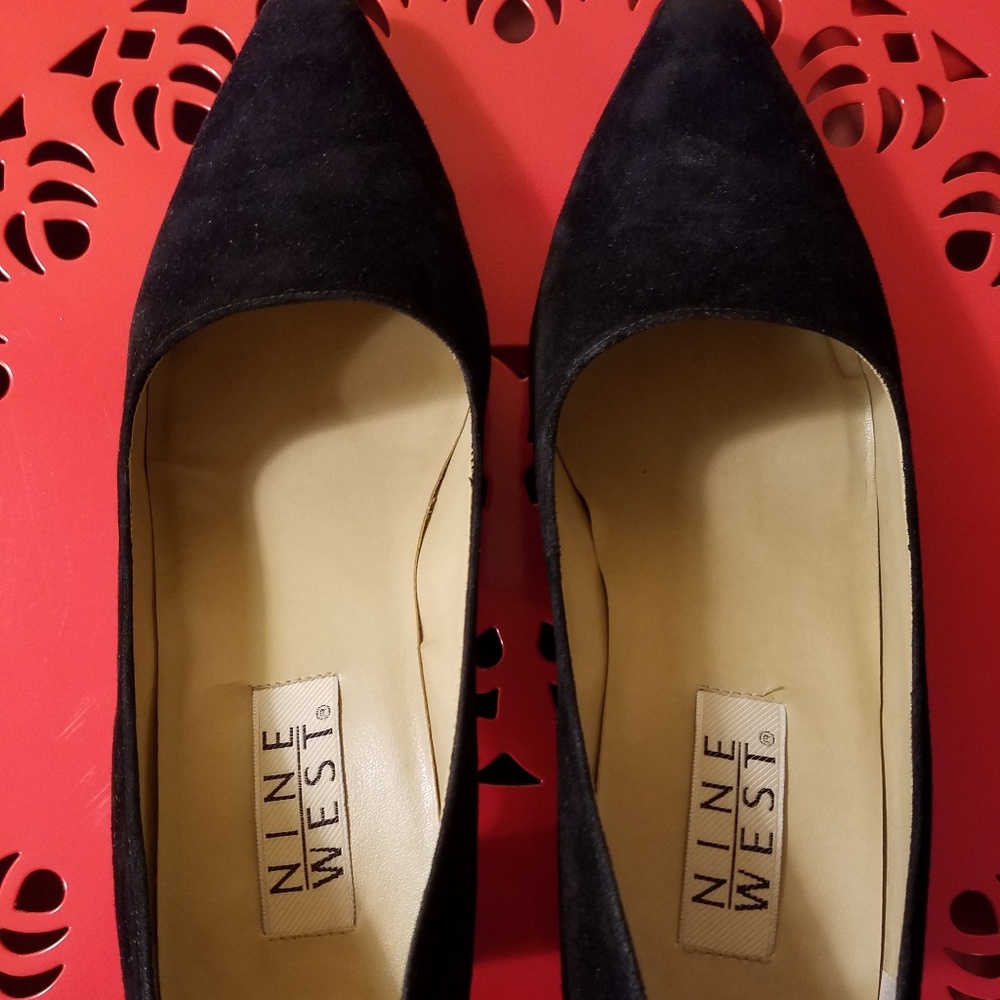 Suede heels